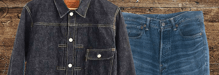 ウェアハウスのデニムアイテム