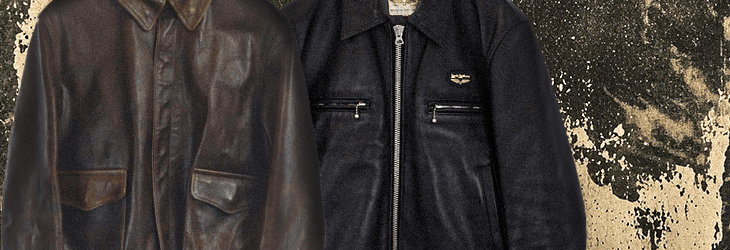 人気が高いリアルマッコイズのレザーアウター