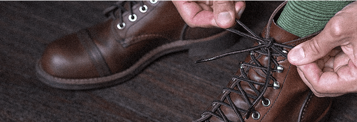 履きこんだローリングダブトリオのブーツもOK